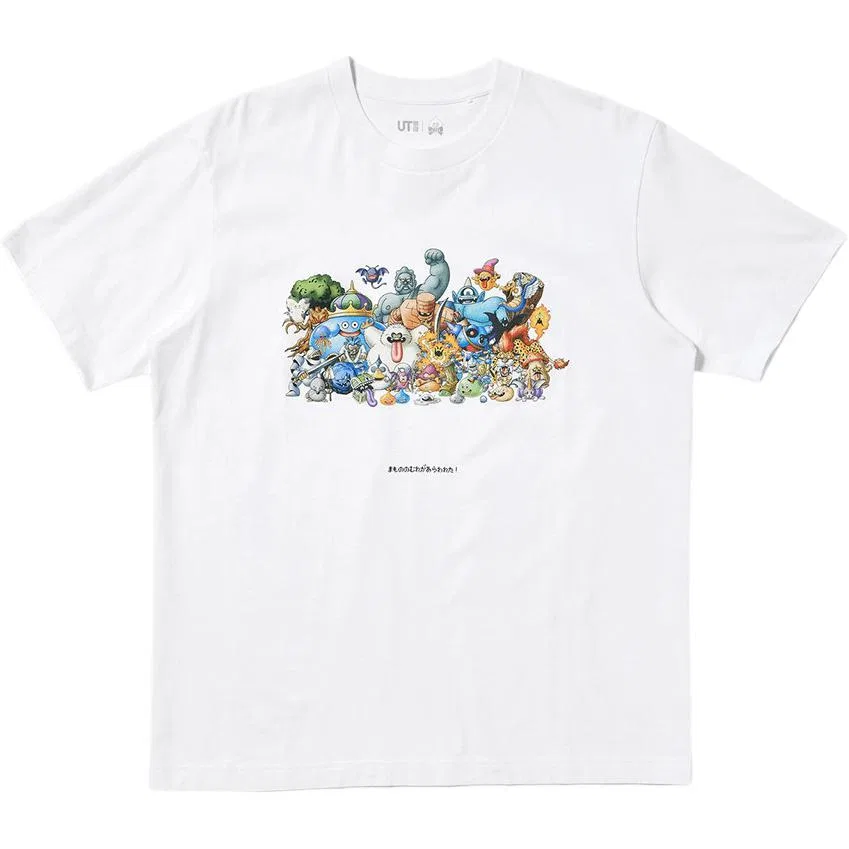 Футболка унисекс YONGZHEDOUELONG, LIANMINGKUAN Dragon Quest Collaboration SS26 UNIQLO, 00 White