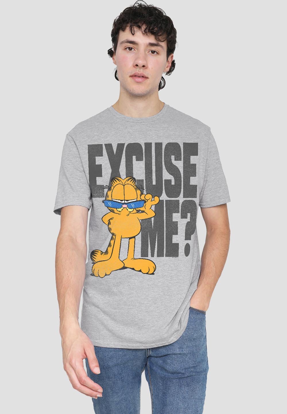 

Футболка с принтом GARFIELD EXCUSE ME Cotton Soul, серый