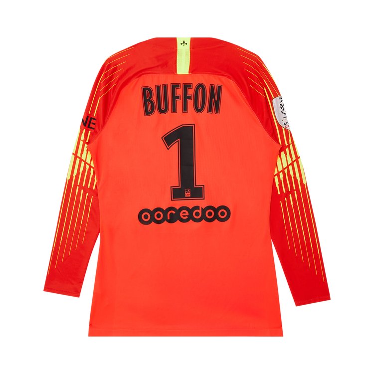 

Джерси Paris Saint-Germain Pre-Owned Paris Saint-Germain Buffon #1 Goalkeeper Stadium 'Red', красный