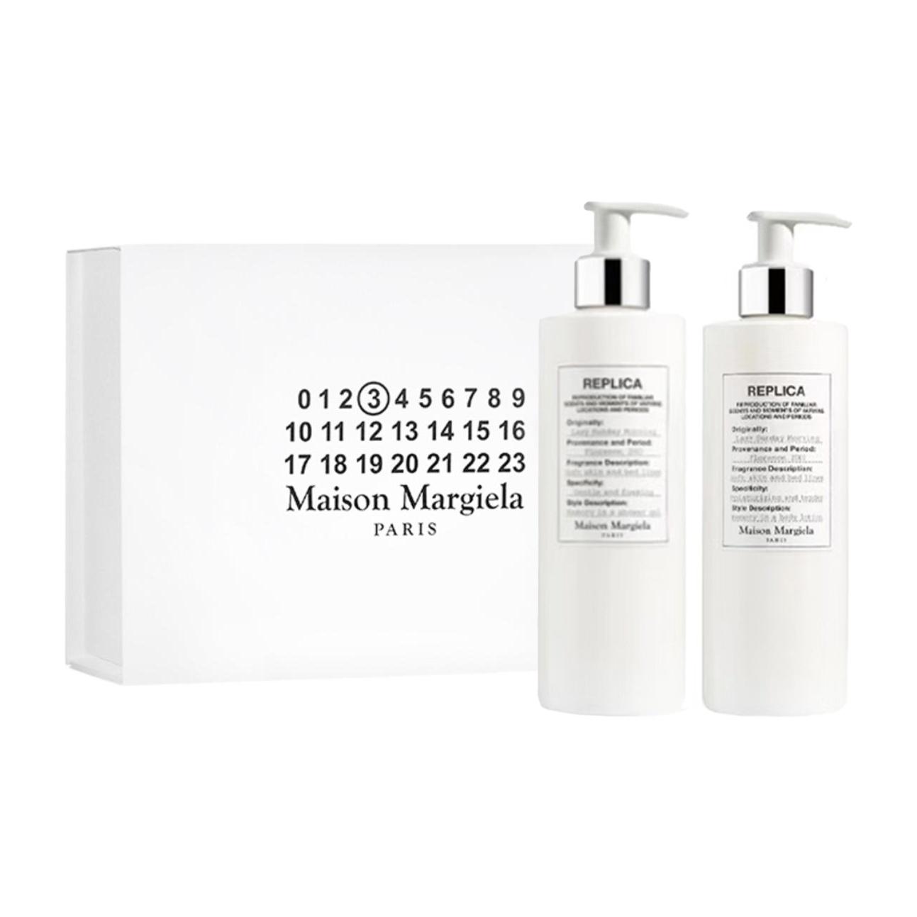 

Набор для ухода lazy weekend ароматические эффекты гель для душа 200мл + лосьон для тела 200мл Maison Margiela