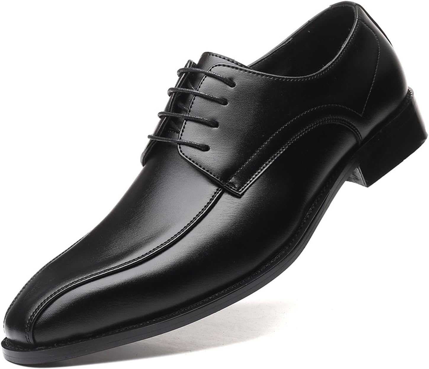 

Мужские классические оксфорды KYOESCAI, удобные туфли на шнуровке, стильные деловые дерби, обувь для свадеб и костюмов, черный