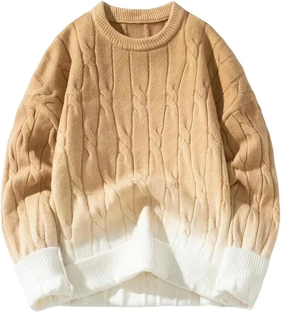 

Мужской свитер с градиентом, длинный рукав, Modern Fit