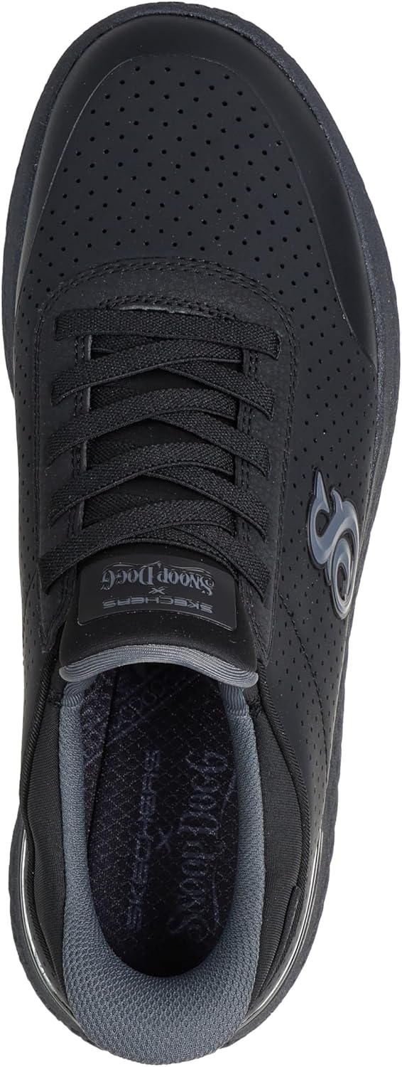Мужские слипоны Skechers Snoop Vibez - удобные безручные Snooper, черный — фото 3