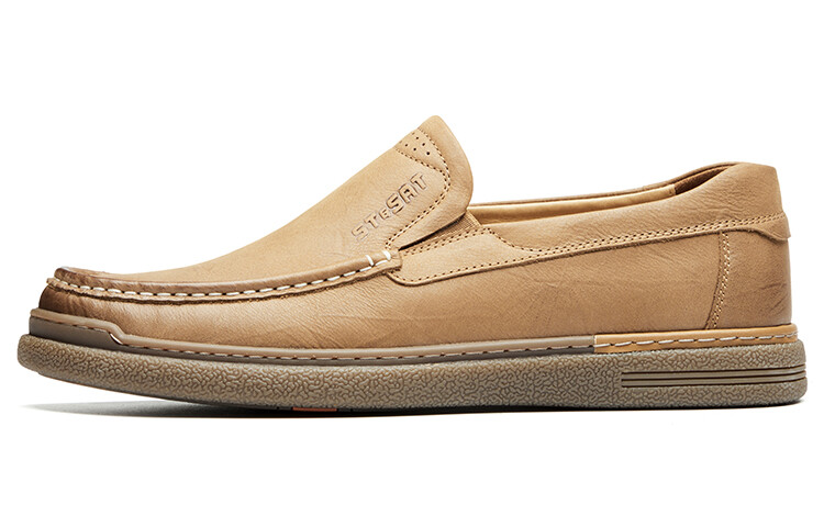 

Туфли Men"s Casual Men Low-Top Yellow Brown St&Sat