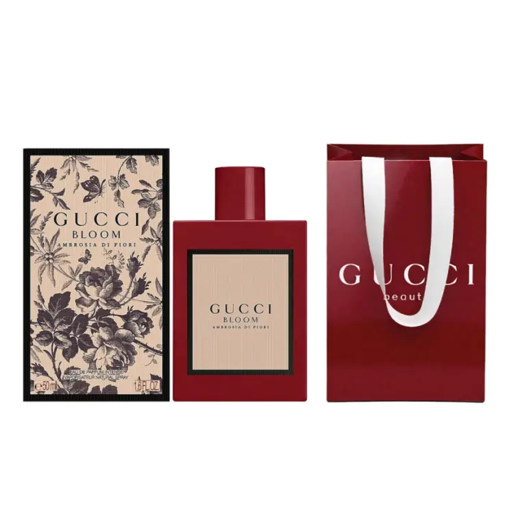 

Flora Joy Fragrance Women's Perfume Sets Eau De Parfum EDP Floral Scent 50ml GUCCI, gucci bloom women's perfume 50ml+красный shopping bag