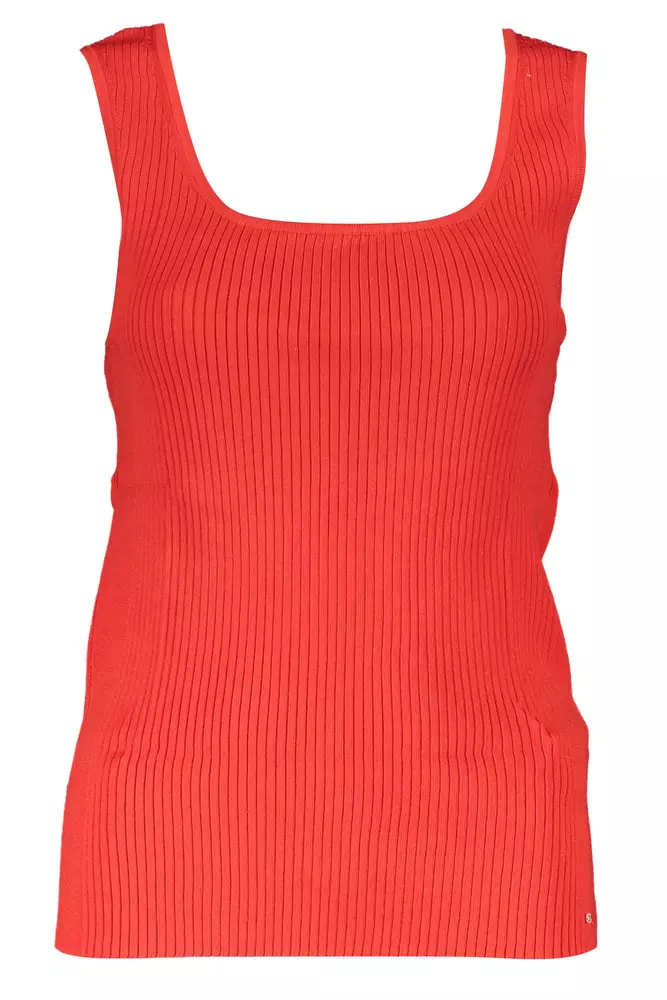 

Красный модальный женский топ Tommy Hilfiger