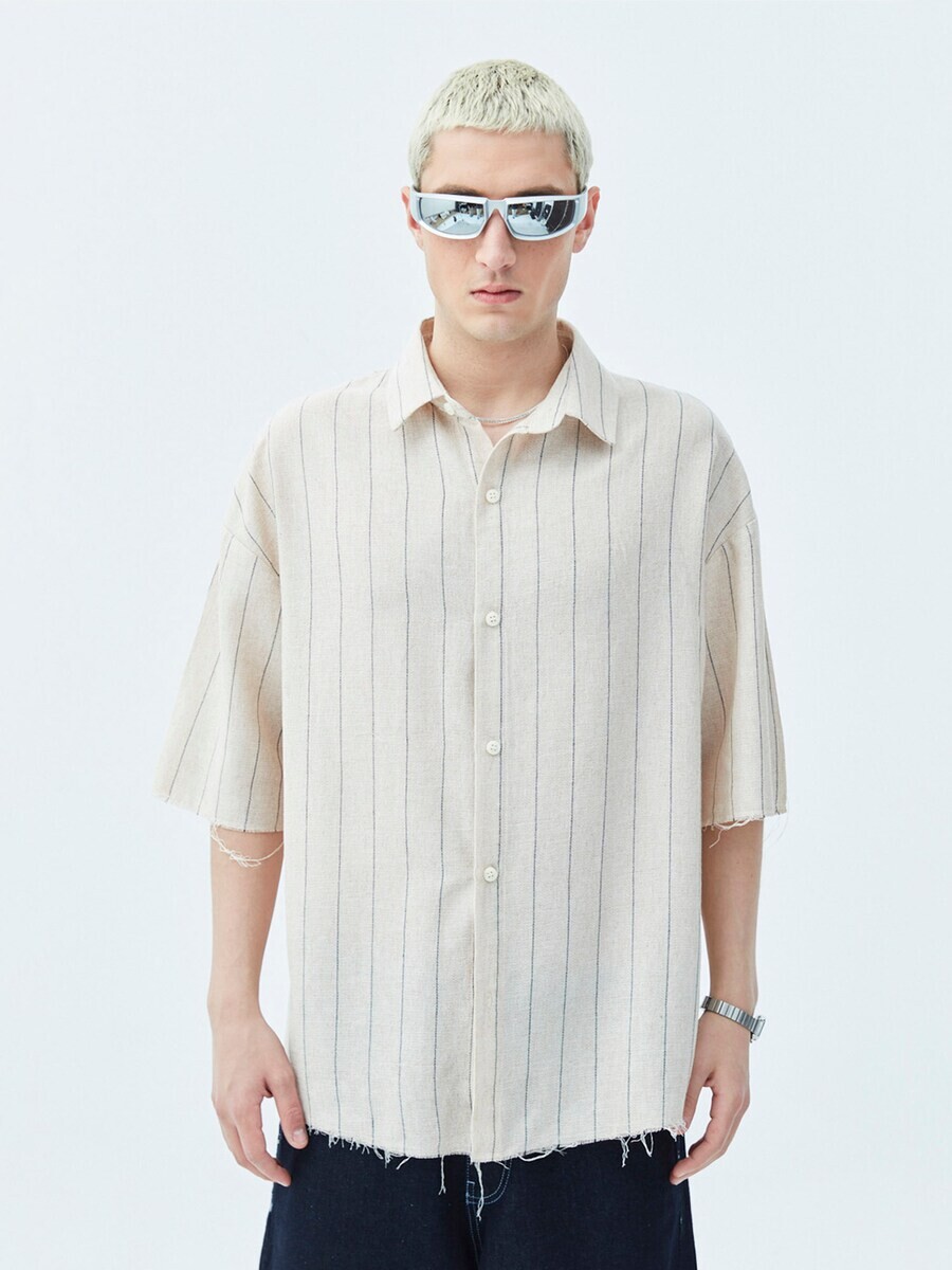 

Повседневная рубашка VAMOS CLO Comfort fit Button Up Shirt, экрю