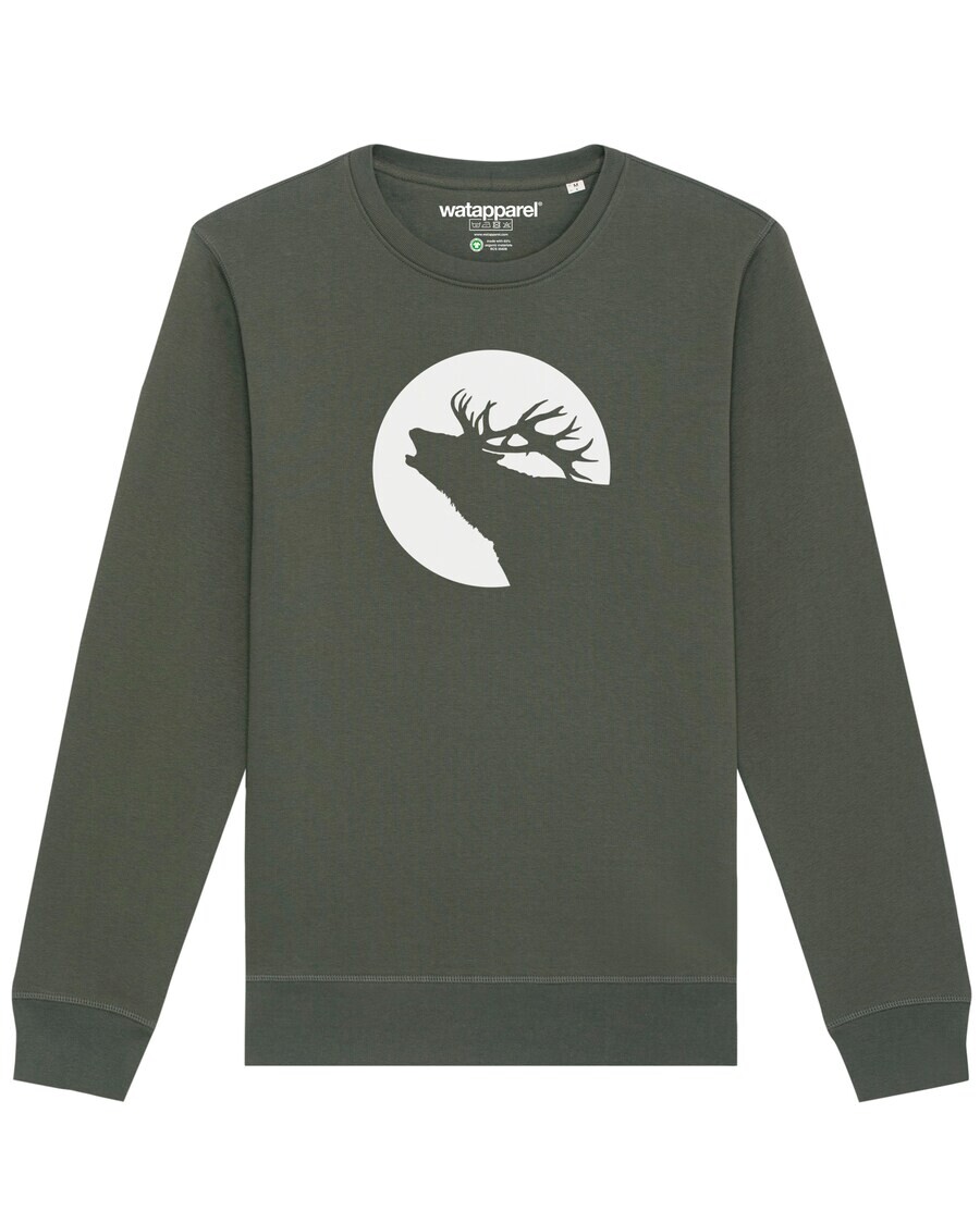 

Свитер Watapparel Sweatshirt Röhrender Hirsch, оливковый