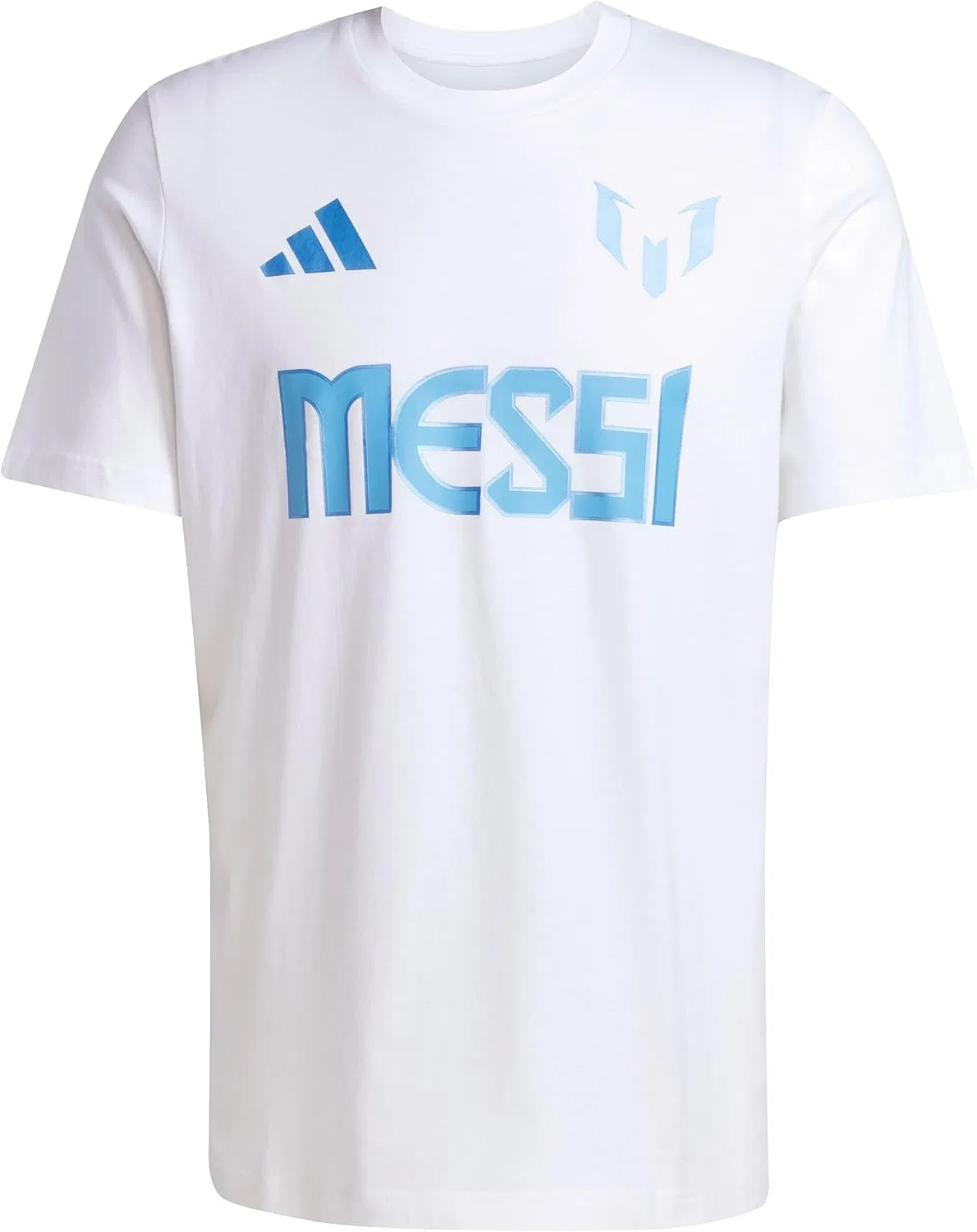 Футболка футбольная adidas Messi, белый — фото 3