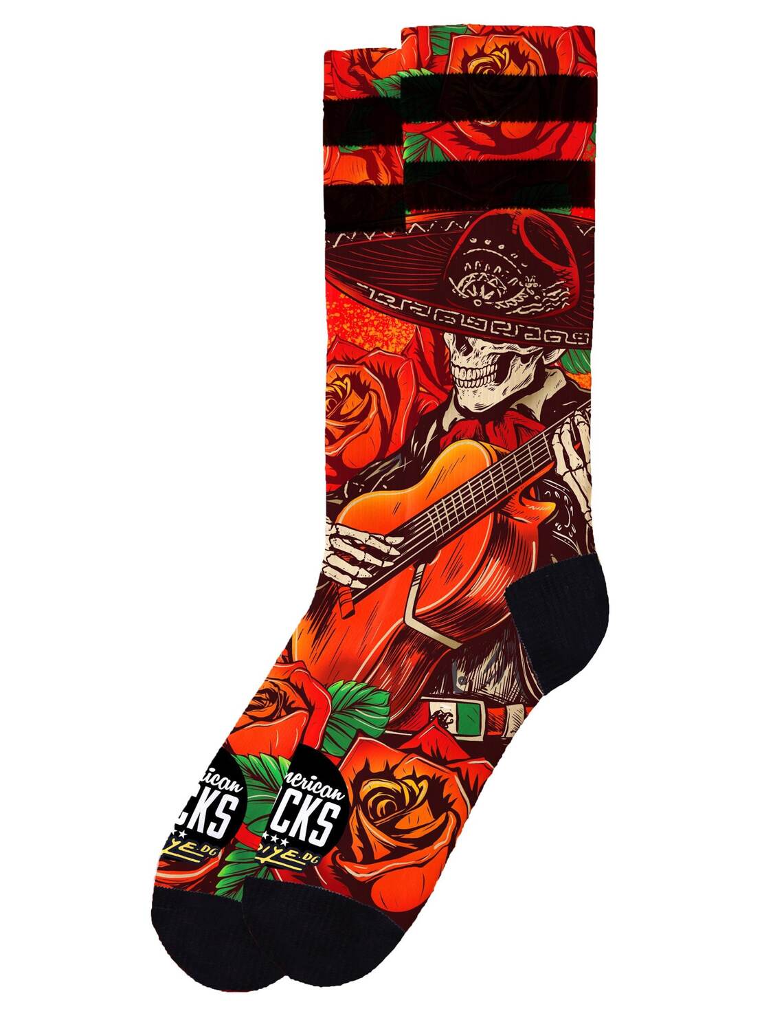 

American Socks Носки 'El Mariachi' в красном цвете
