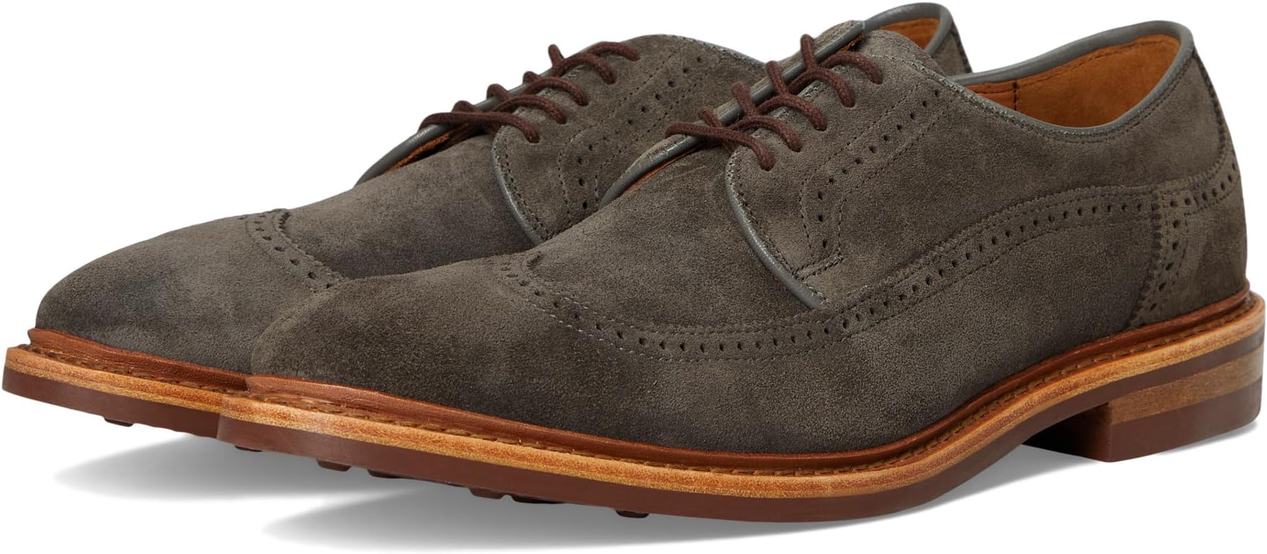 

Оксфорды Allen Edmonds Winstonmok Derby Shoes, серый