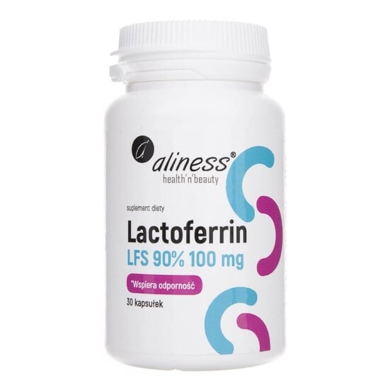

Aliness, Лактоферрин LFS 90% 100 мг, 30 капсул MedicaLine