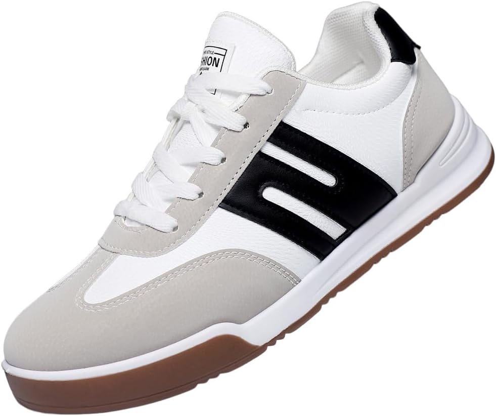 

Мужские легкие кроссовки для улицы с нескользящей подошвой, мягкой подошвой, для тенниса, низкие спортивные кроссовки Lexamen, белый