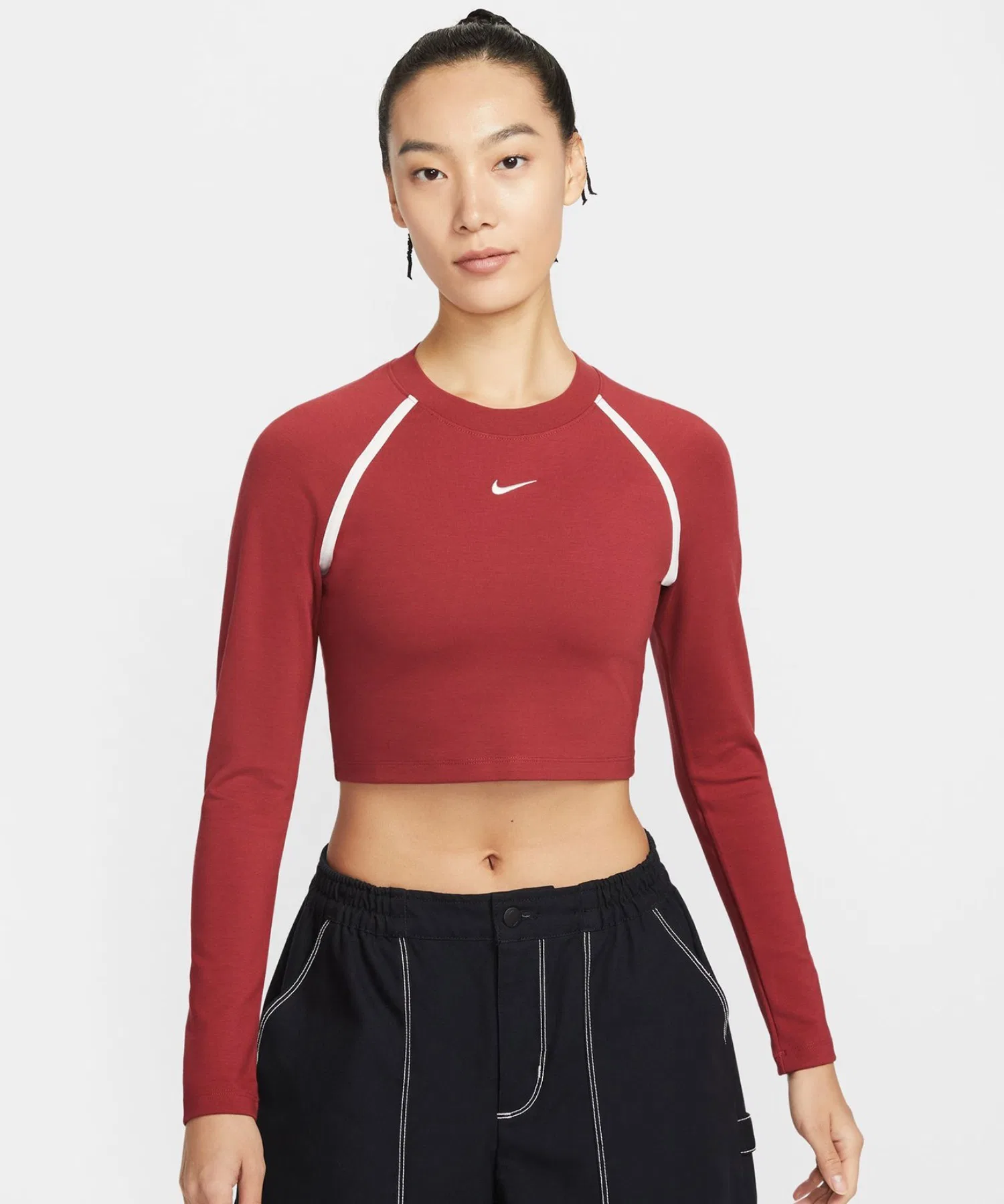 Женский топ Nike NSW STREET LS BODY BOLD C — фото 2
