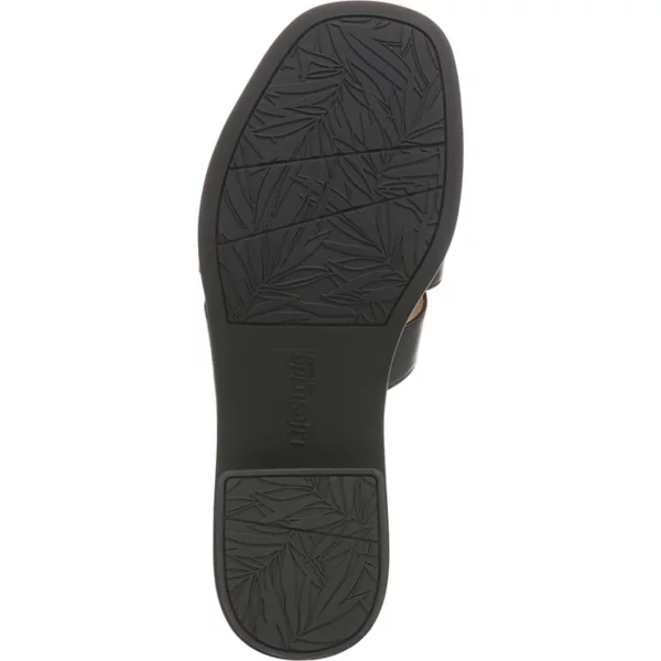 Королевские женские шлепанцы Royaltybit Lifestride, цвет black faux leather — фото 4
