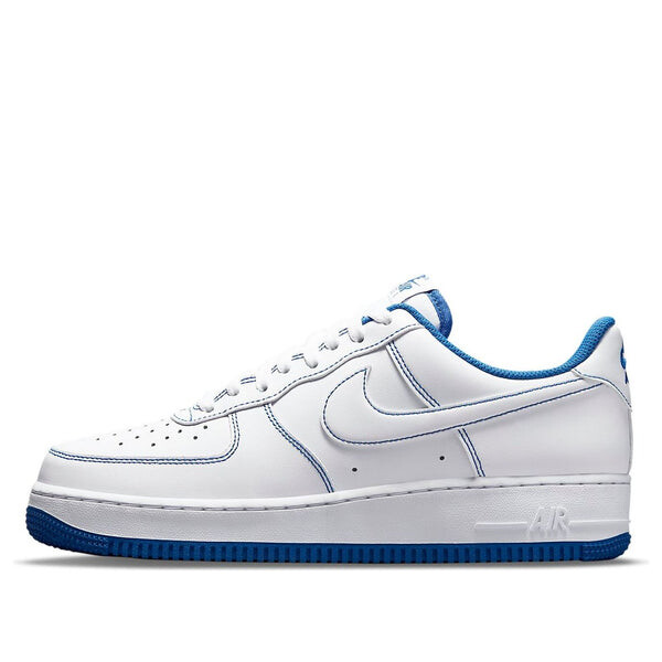 

Кроссовки air force 1 '07 'contrast stitch - white game royal' Nike, белый