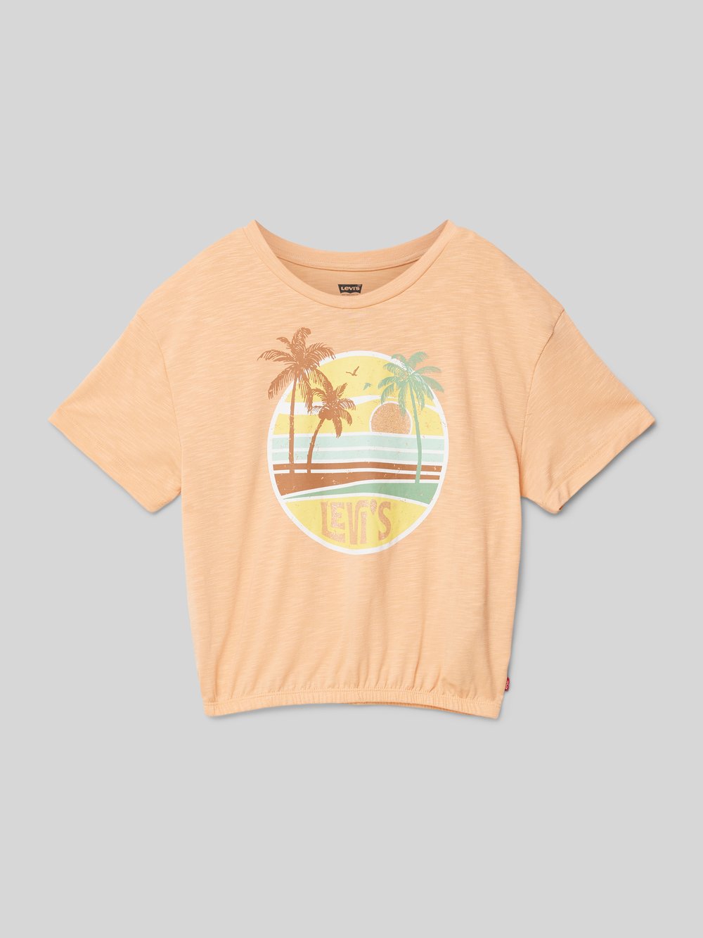 

Футболка с логотипом модель «SUNRISE» Levi’s Kids, светло-оранжевый