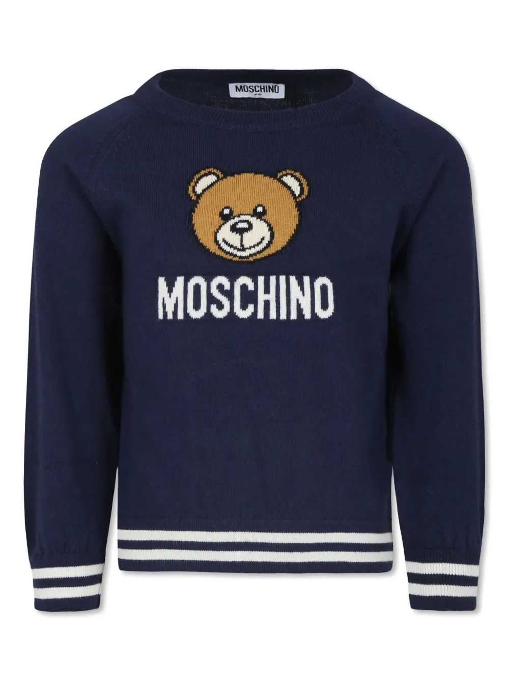 

Джемпер с логотипом Moschino Kids, синий
