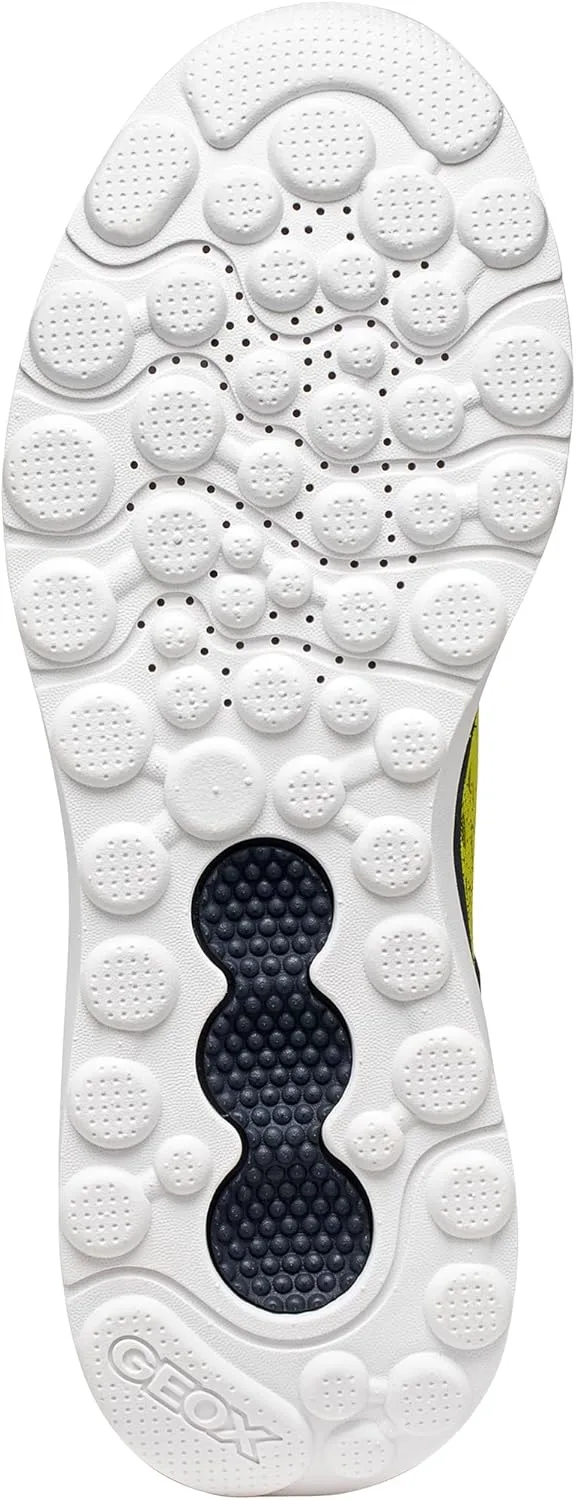 Мужские кроссовки Geox U Spherica Actif X1, темно-синий/салатовый — фото 4