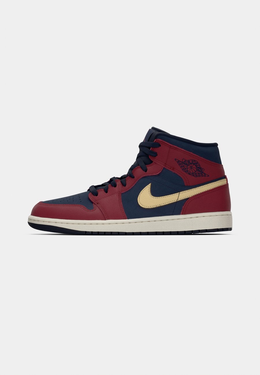 Кроссовки Jordan AIR JORDAN 1 MID SE V2, Team Red/Pale Vanilla/Obsidian/Sail/Dark Red — фото 2