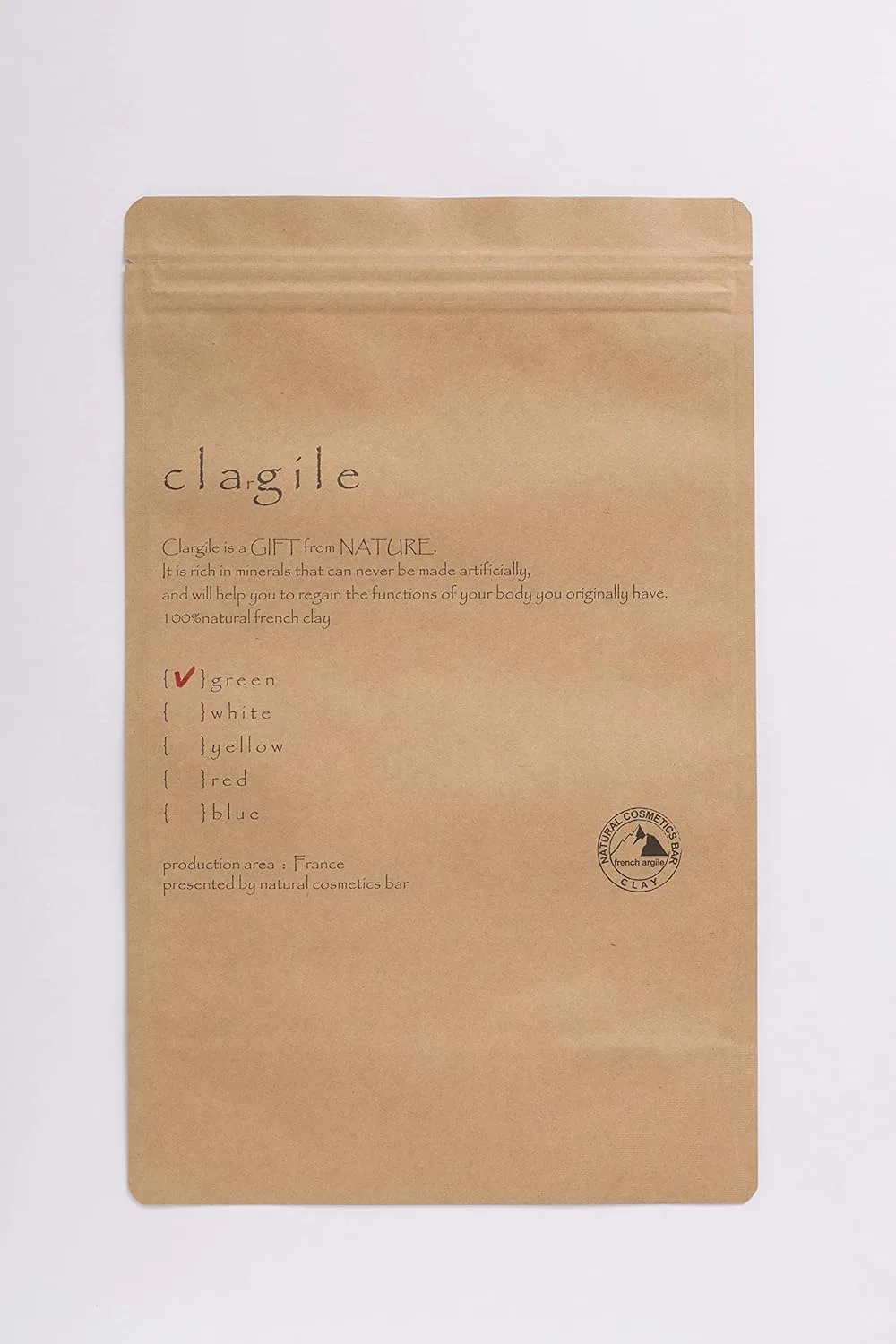 Маска для лица Creil — Глиняная Clargile Clay Powder, зеленая