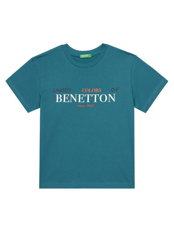

Футболка regular fit 3I1XC10Q4 United Colors Of Benetton, синий