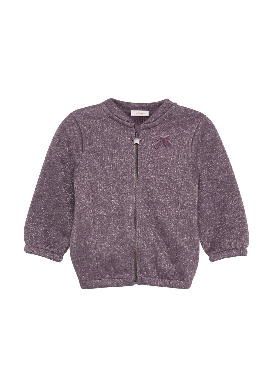

Толстовка с капюшоном на молнии s.Oliver, цвет mottled purple