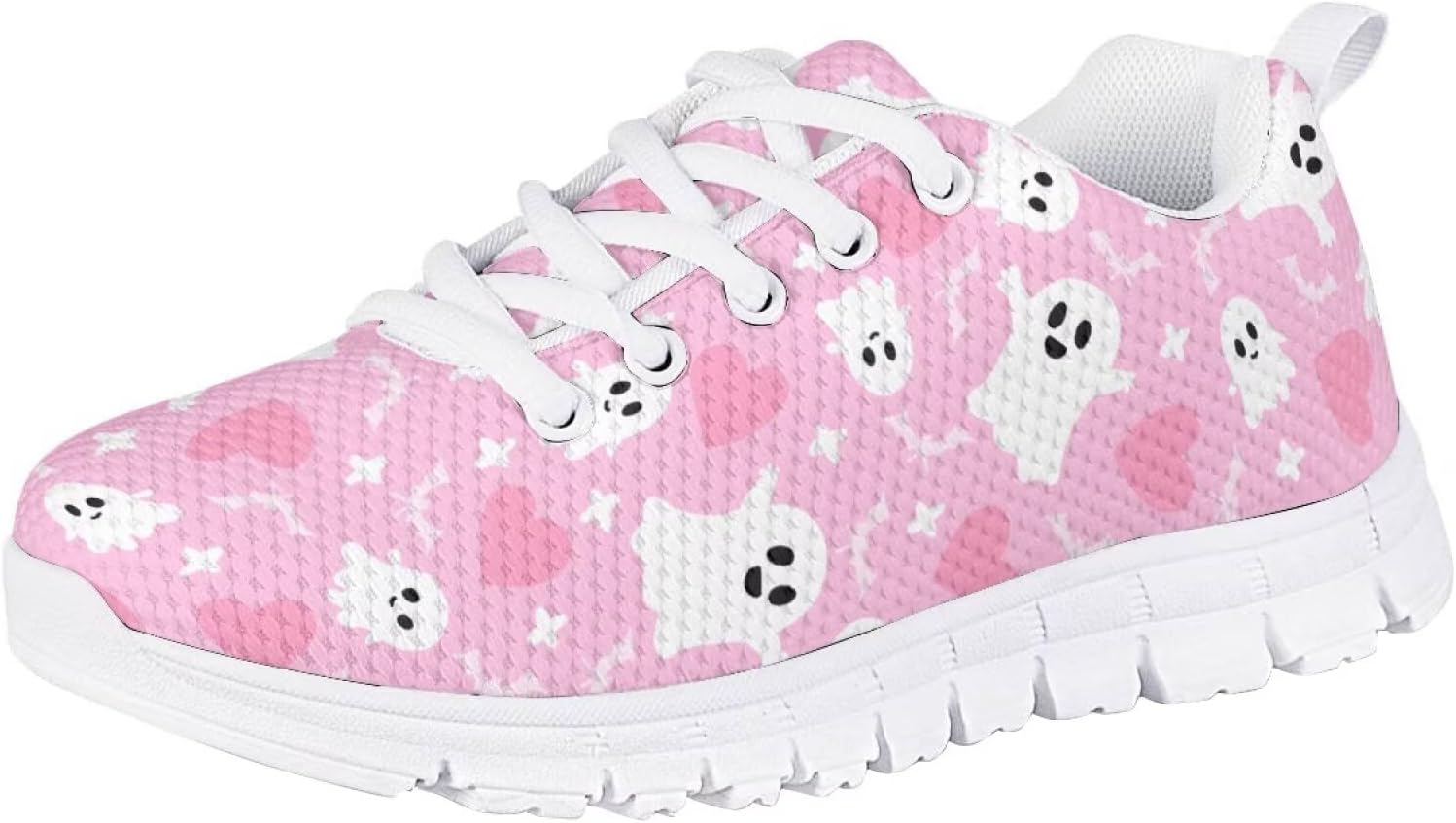 

Модные детские кроссовки для девочек, повседневная обувь для отпуска Fonplted, Cute Ghost