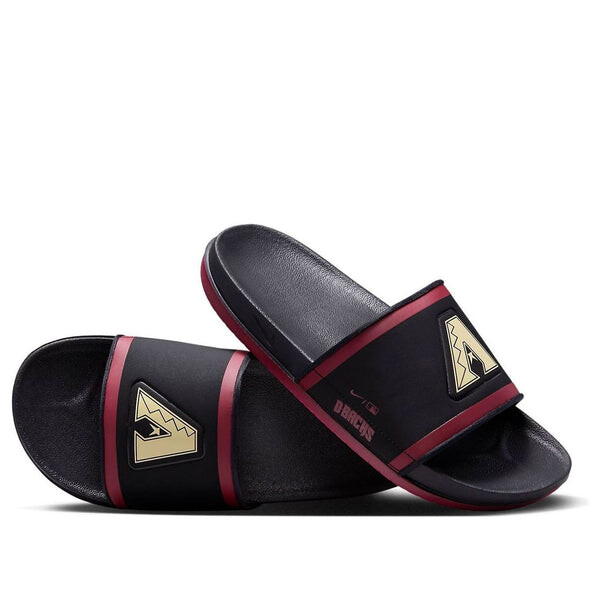 

Тапочки mlb x offcourt slide 'arizona diamondbacks' Nike, черный
