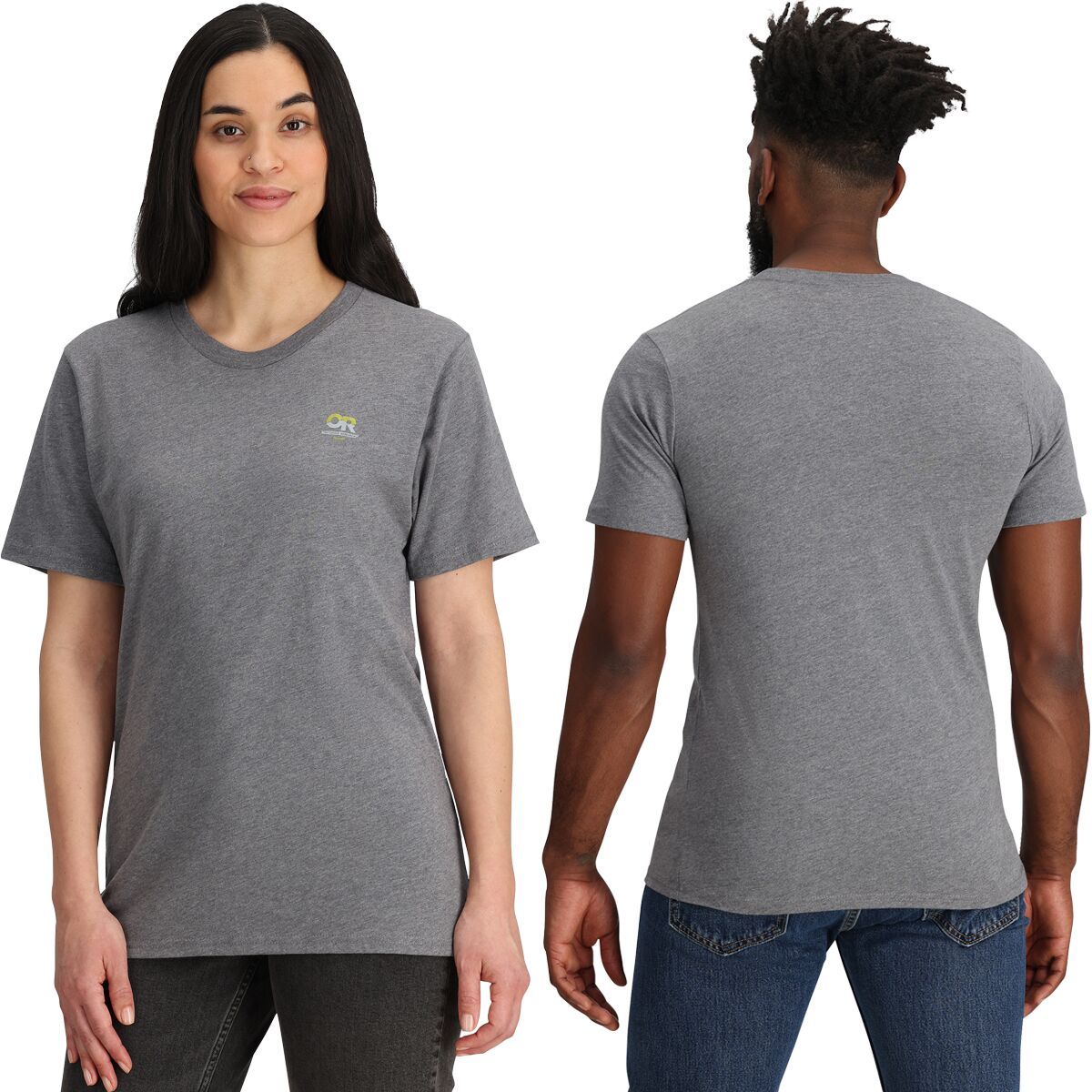 

Футболка с логотипом Glacier Outdoor Research, цвет charcoal heather