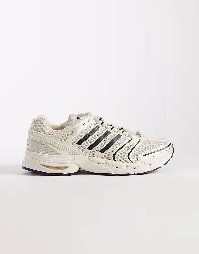 Кроссовки Adidas Originals Adistar Control 5 в бело-черном цвете