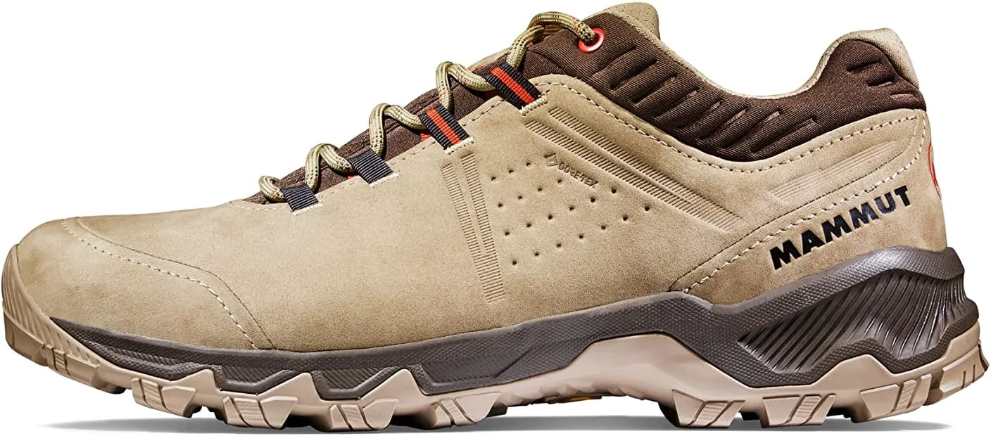 Мужские походные ботинки Mammut Mercury IV Low GTX, титан-ярко-красный, подошва Vibram, 3D мемо-пена, комфорт для дневных походов — фото 2