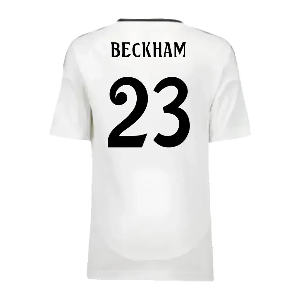 Детский мини-комплект Real Madrid 2024-25 с номером Бекхэма, белый — фото 2