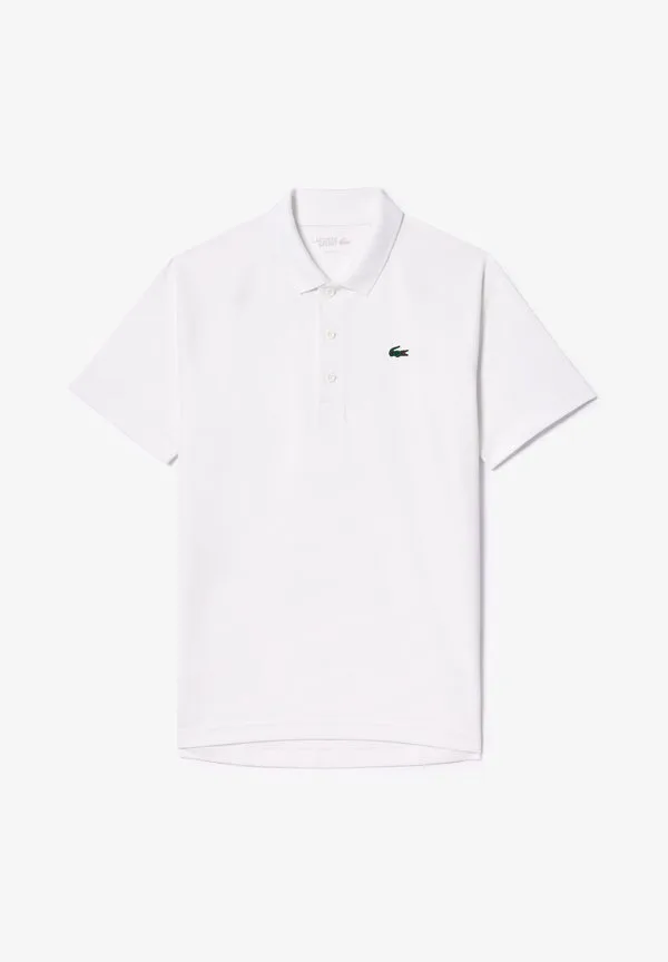 Классическая теннисная рубашка-поло Lacoste Sport, White — фото 3