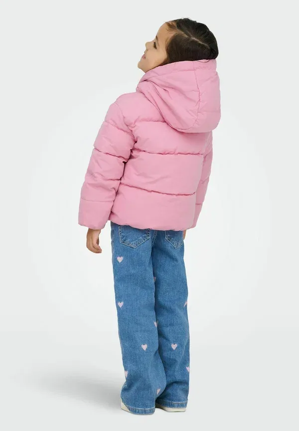 Пуховик kmgdolly puffer winter jacket Only Mini, морской розовый — фото 3