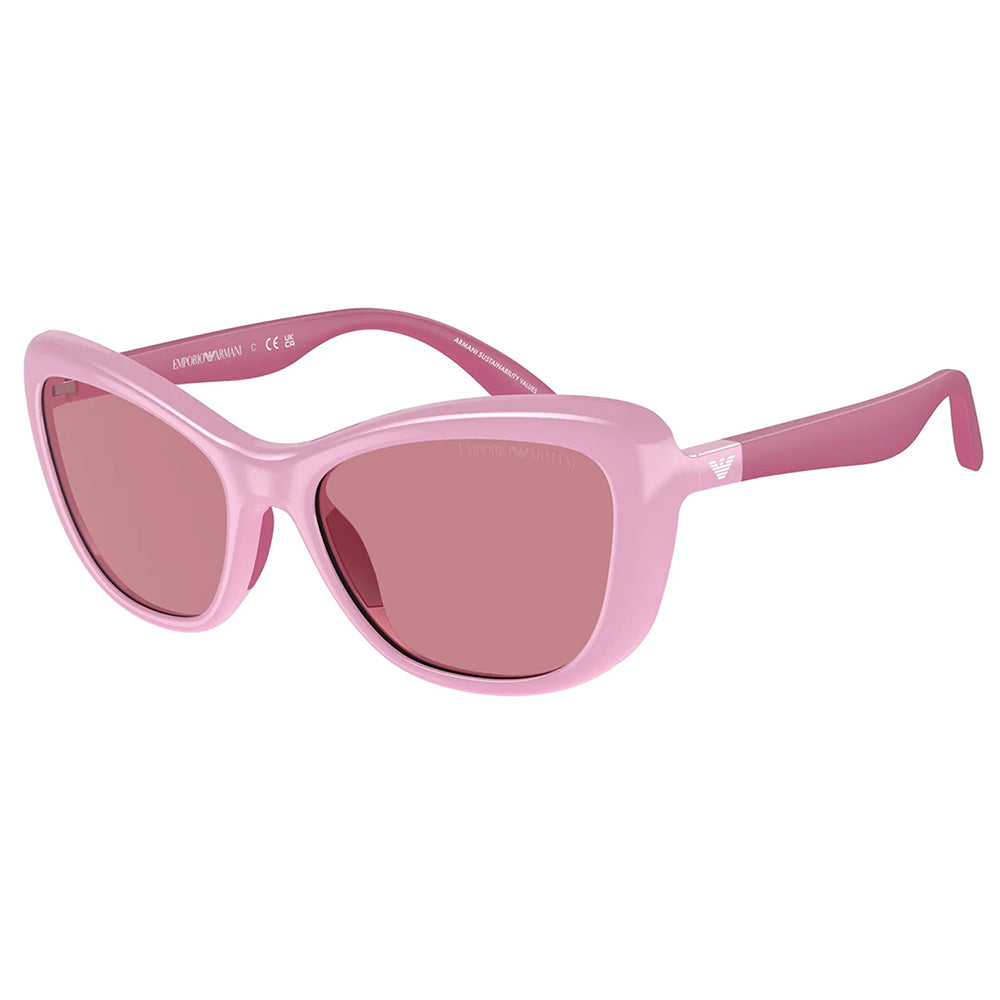 

Emporio Armani KIDS EK 4004 613069 50 мм детские солнцезащитные очки-бабочки, цвет shiny pink
