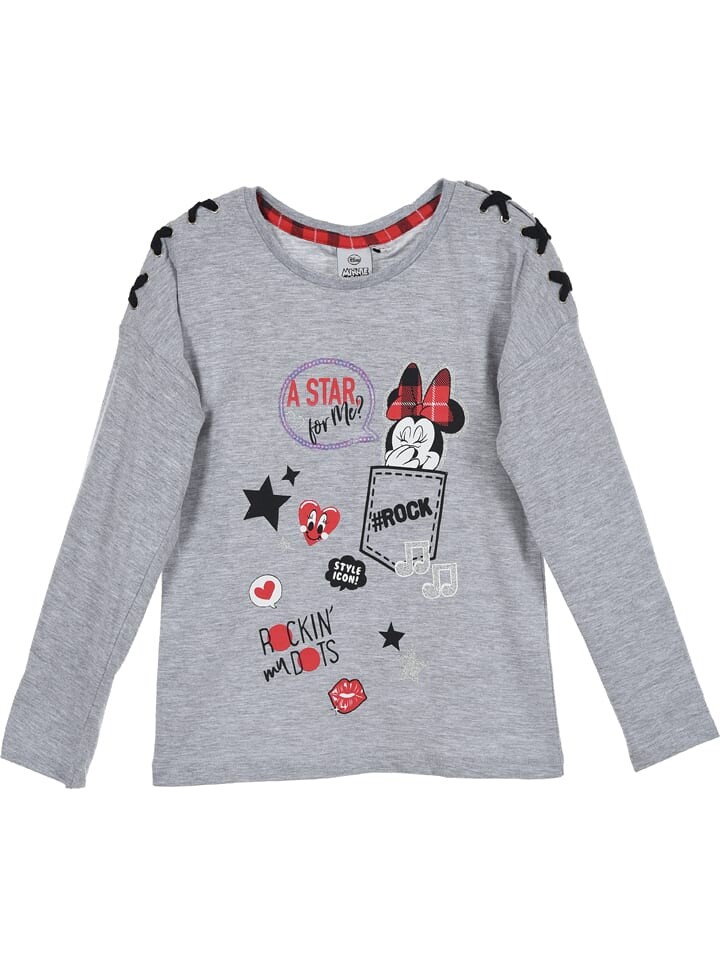 

Лонгслив Disney Minnie Mouse Longsleeve Minnie Mouse, серый