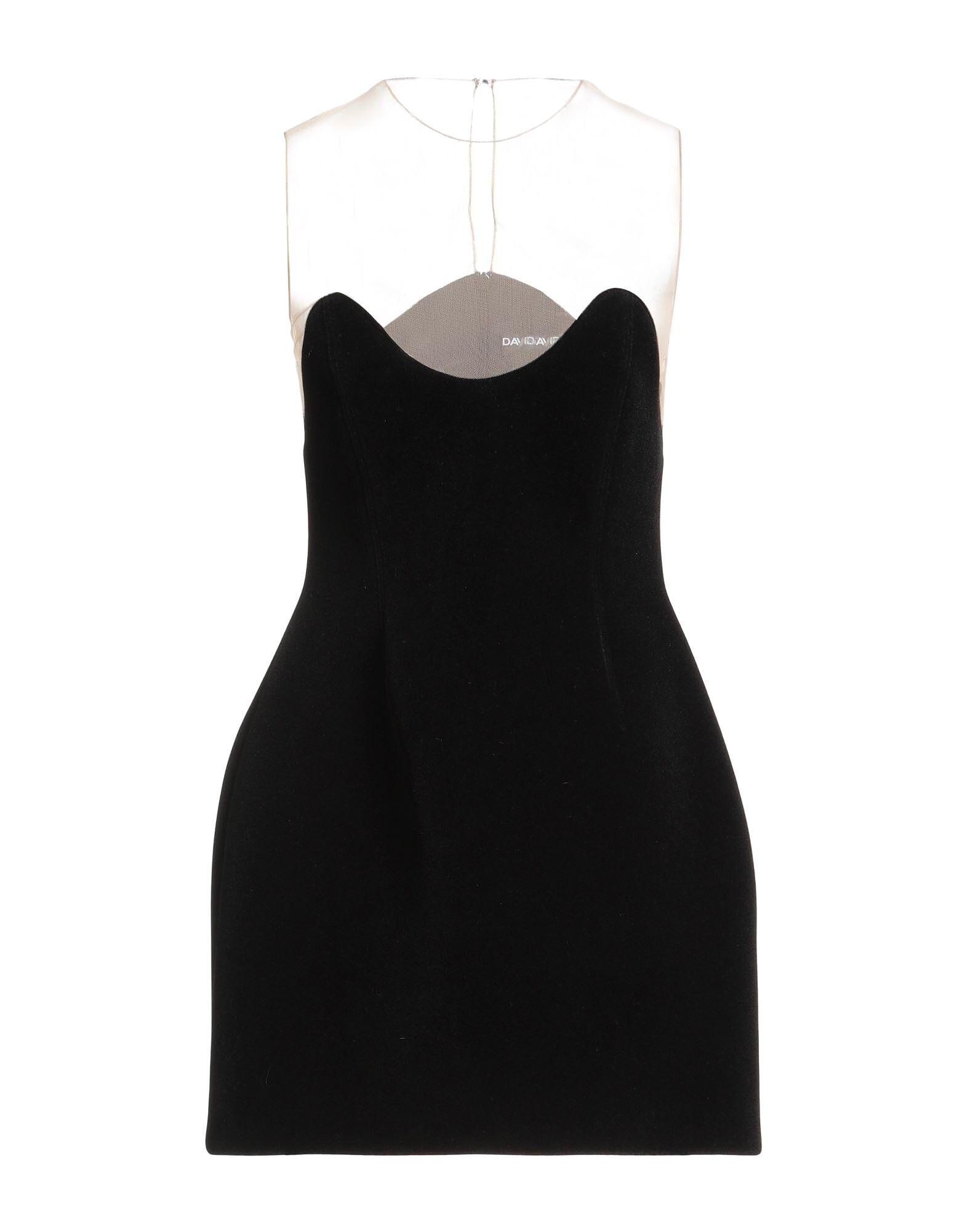 

Мини-платье David Koma, черный