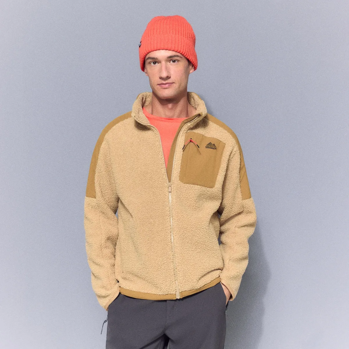 

Мужская флисовая куртка Mountain Pro из овчины Mountain PRO, коричневый