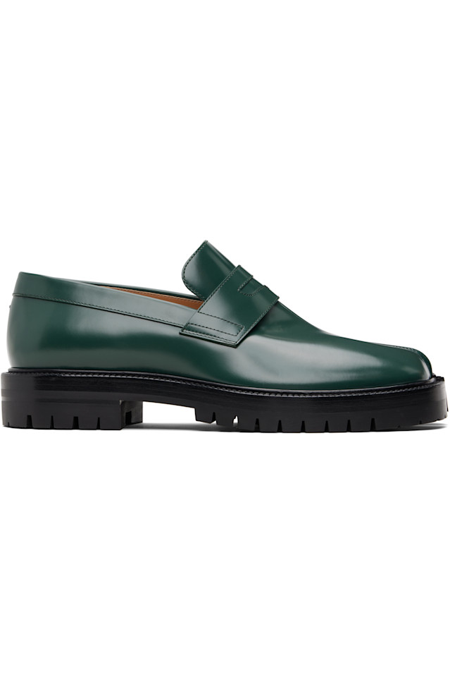 

Лоферы Таби Maison Margiela, зеленый