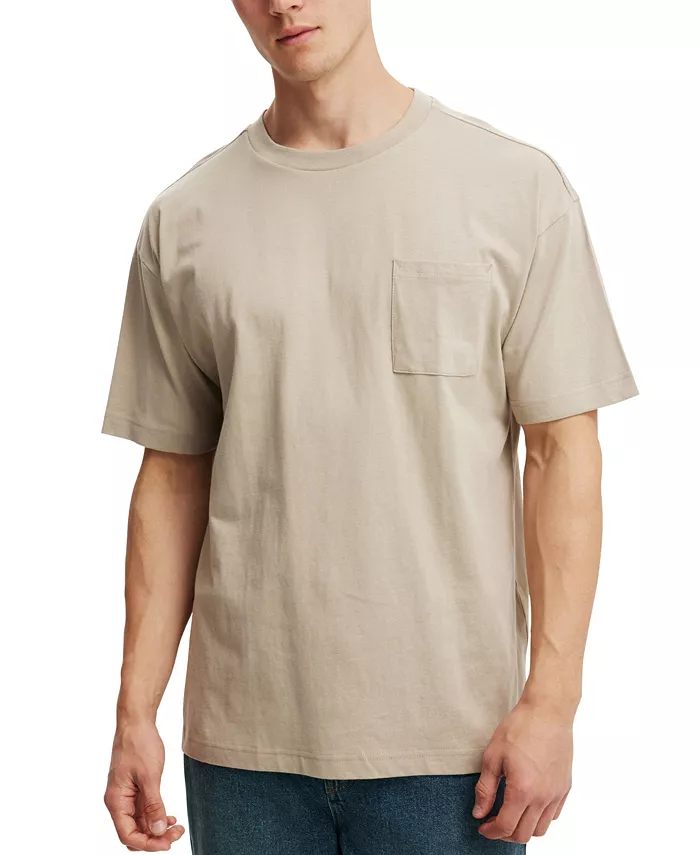 

Мужская футболка Box Fit с карманом и круглым вырезом Cotton On, белый