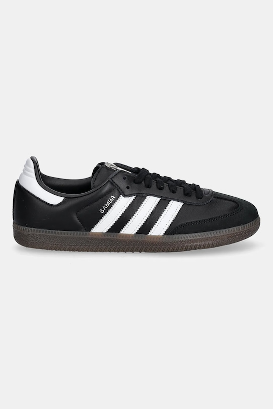 Кожаные кроссовки SAMBA OG x Jeremy Scott Adidas Originals, черный — фото 2
