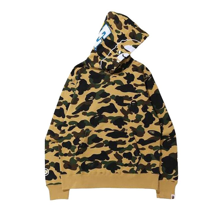 

Худи BAPE 1st Camo 2nd Ape Pullover Hoodie, Yellow