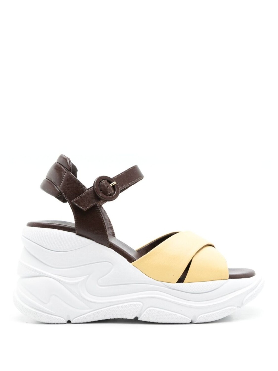 

Sarah Chofakian босоножки Comfort на платформе, коричневый