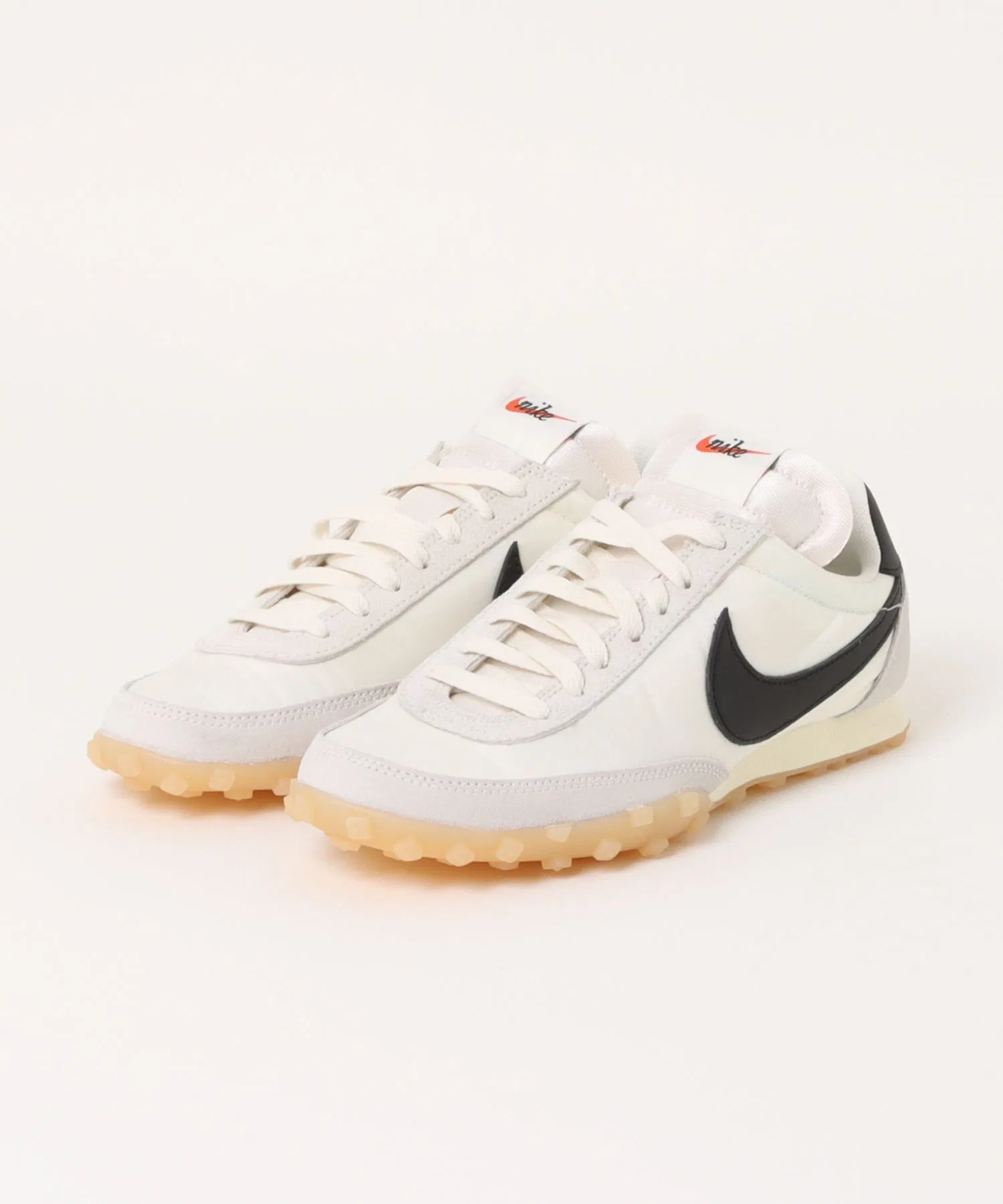 Мужские кроссовки из натуральной кожи NIKE WAFFLE RACER белые