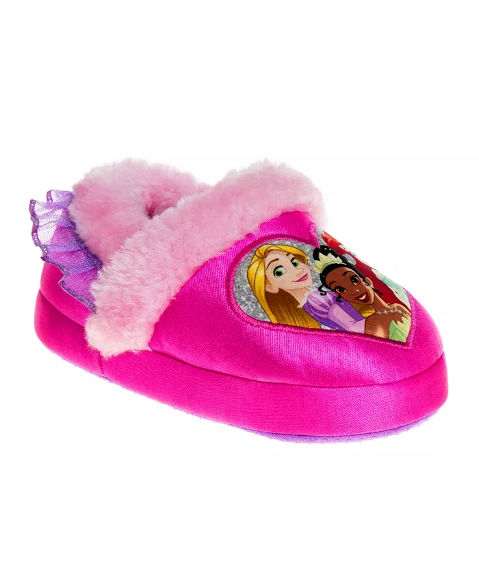 

Домашние тапочки для девочек Toddler Girls Princess Favorite Princess Dual Sizes Disney, мультиколор