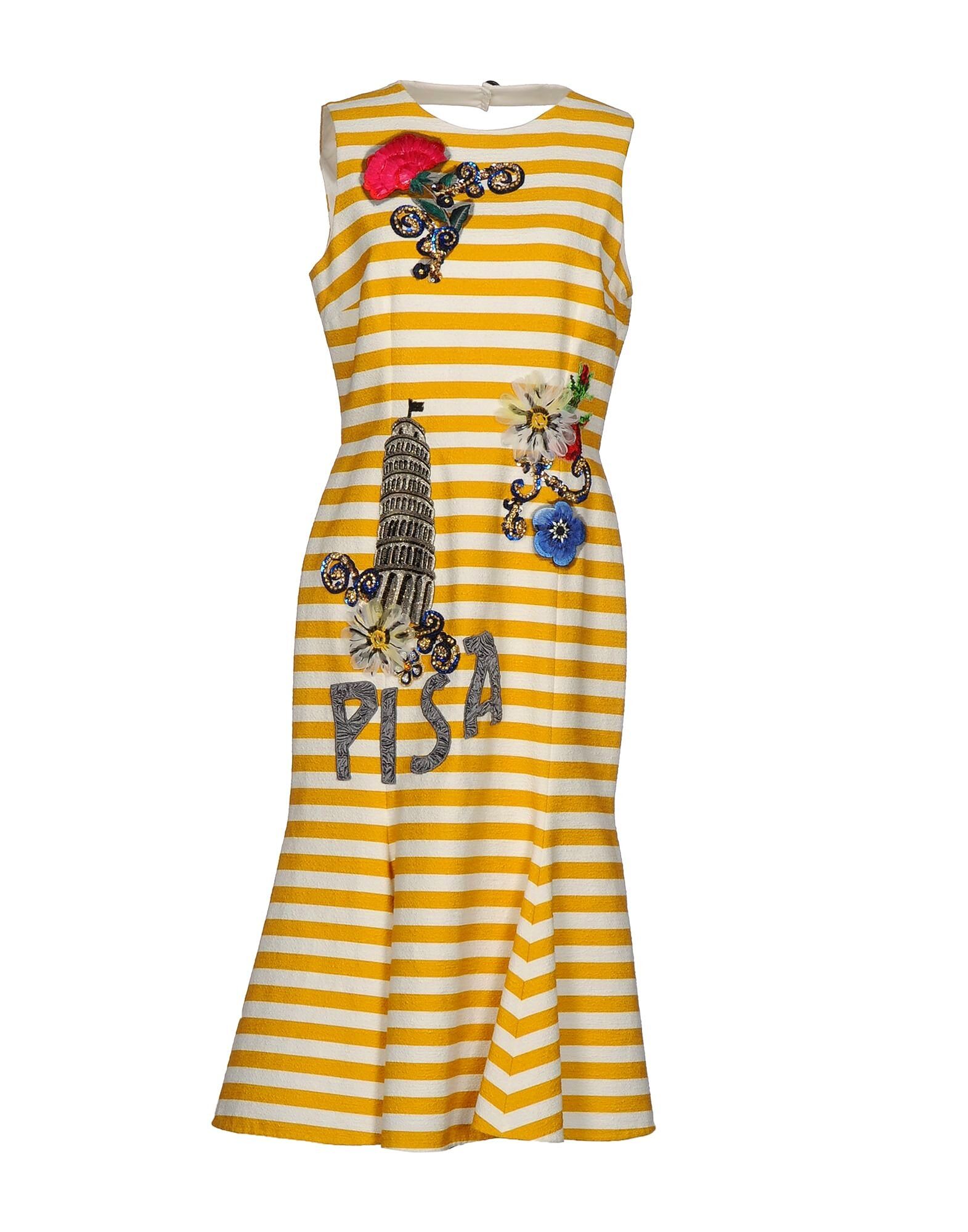 

Платье миди Dolce&Gabbana, белый