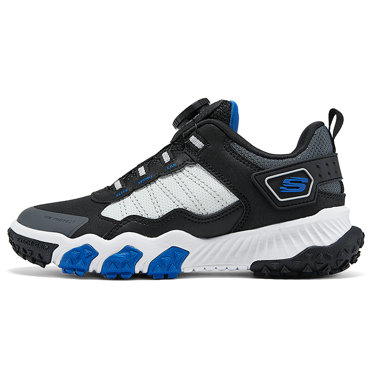 

Skechers Детские кроссовки с низким верхом, устойчивые к истиранию, черные