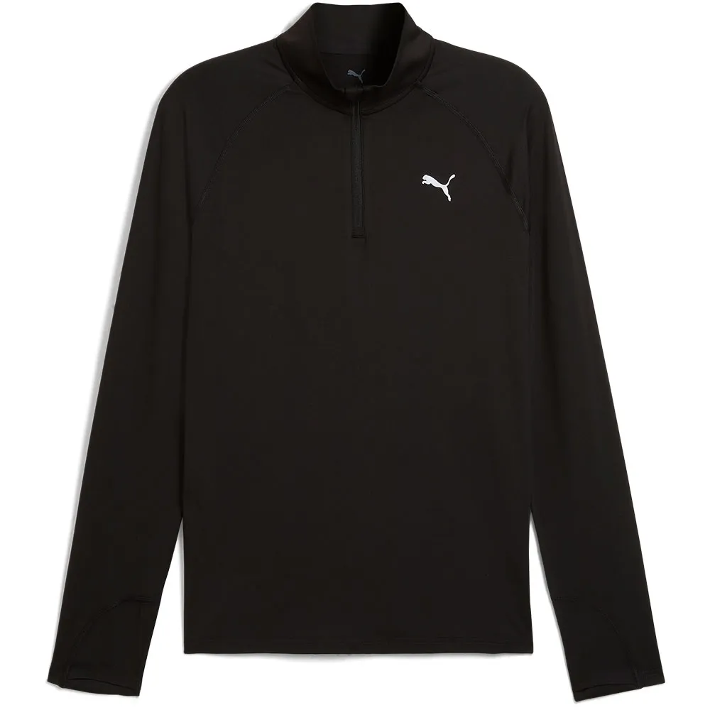 

Толстовка спортивная Puma Velocity Cloudspun half zip, черный