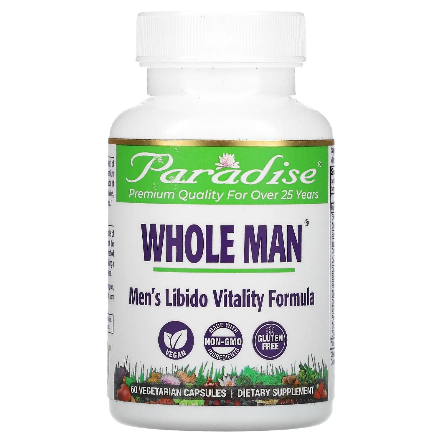 

Paradise Herbs Whole-Man Rhino-Virility Formula 60 Vegetarian Capsules